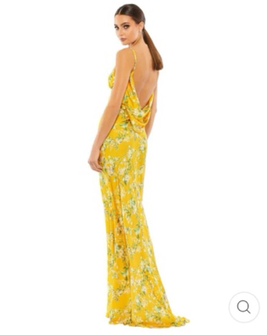 Macduggal Floral Print Gown - Image 1