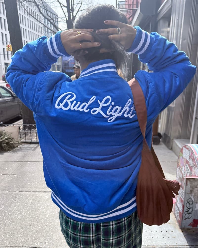 Vibrant Bud Light Varsity Jacket - Image 3