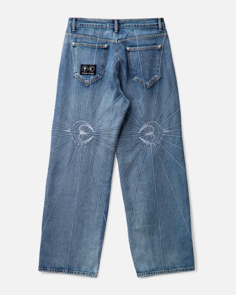 Thug Club Chain Stitch Denim - Blue - Image 2