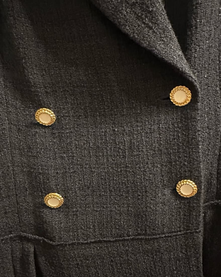 Sandro Tweed Dress - Image 4