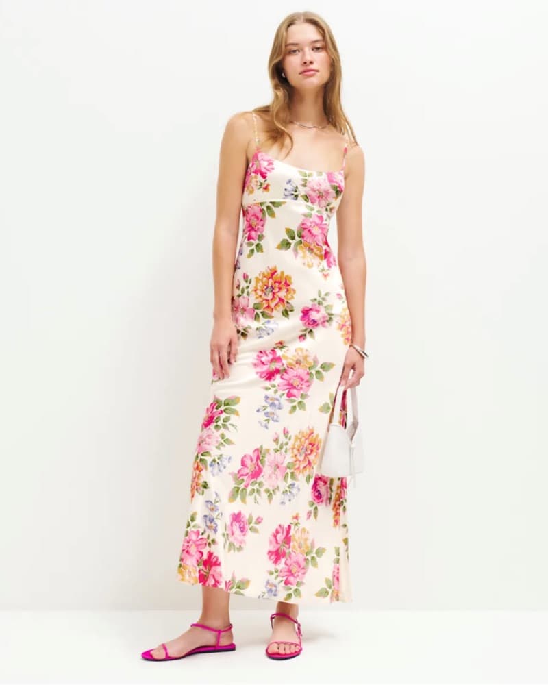 Reformation Kailyn Silk Dress - Image 1
