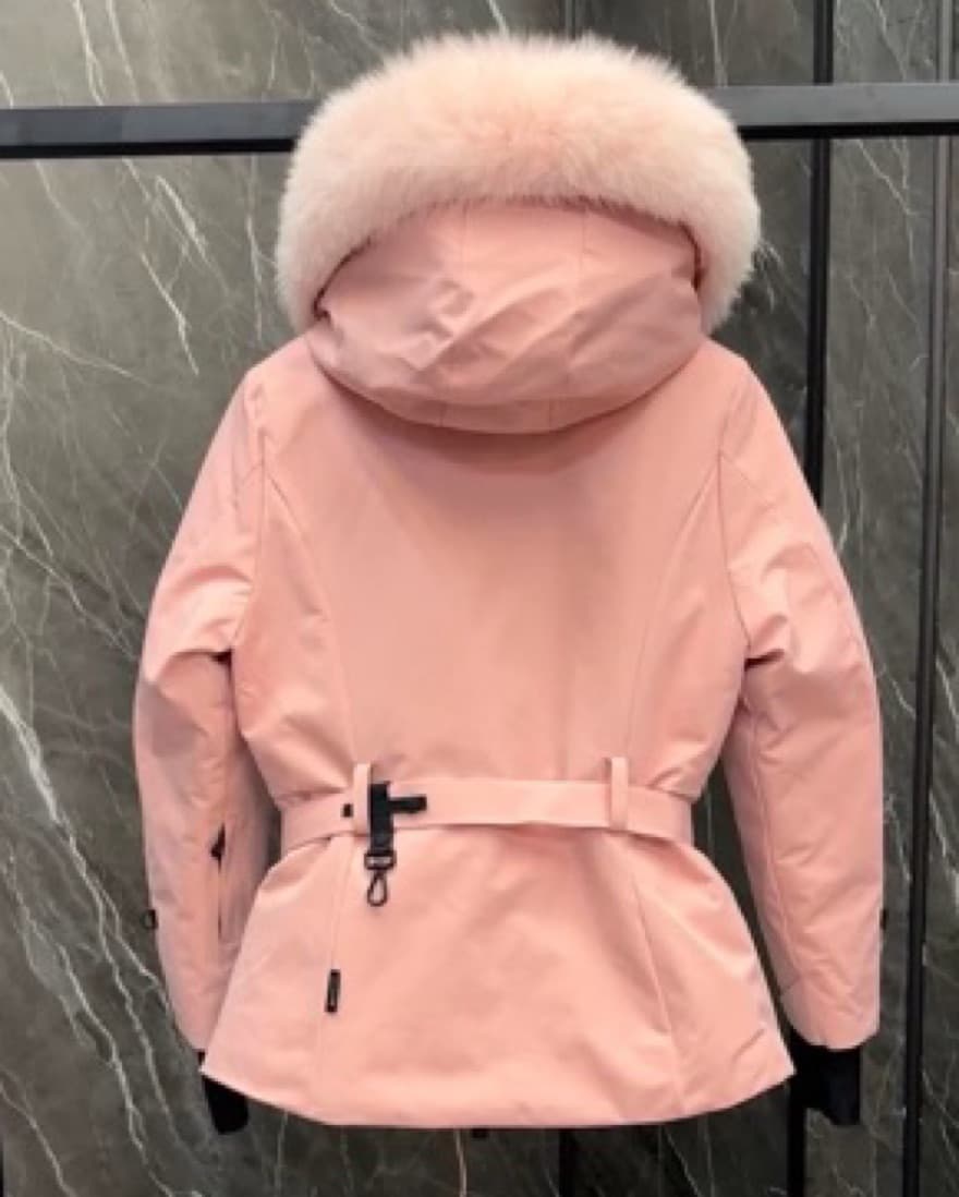 Moncler Pink Ski Jacket - Image 2