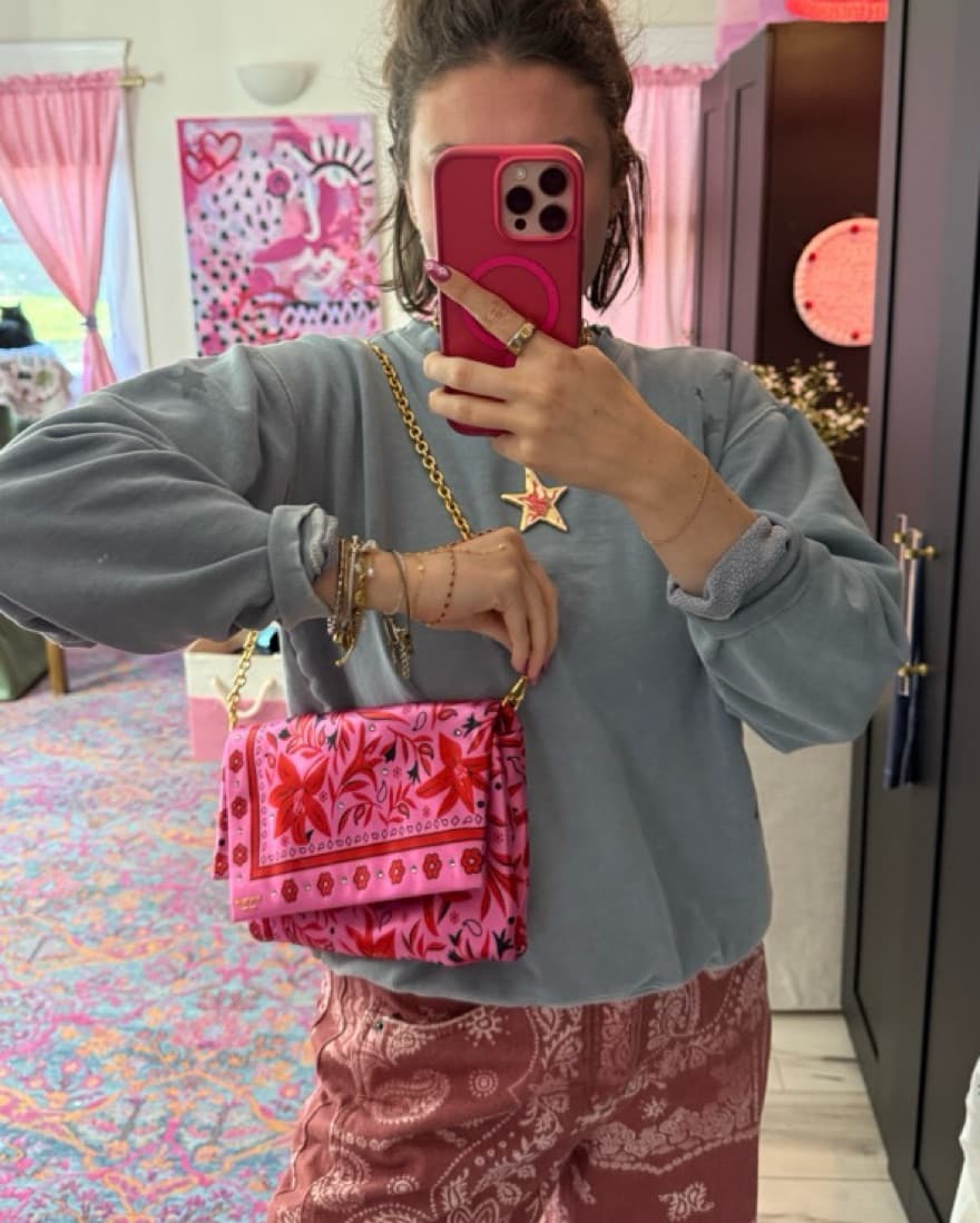 Kate Spade Pink Clutch/Shoulder Bag - Image 5