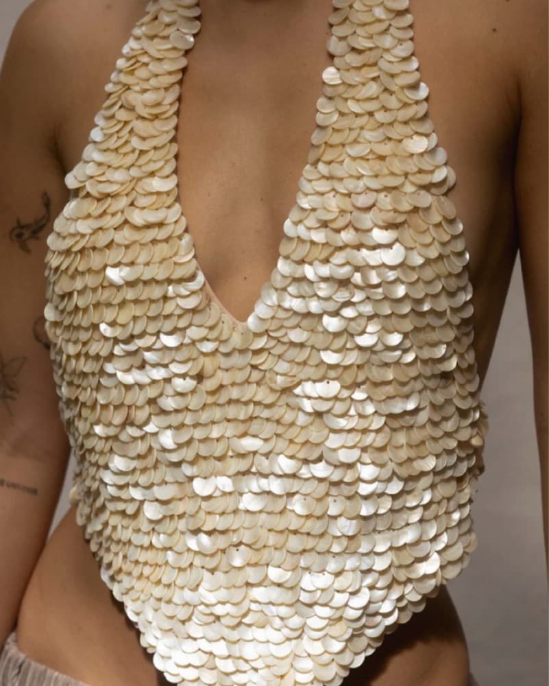 Meshki Willow Mother Of Pearl Top XS - Image 1