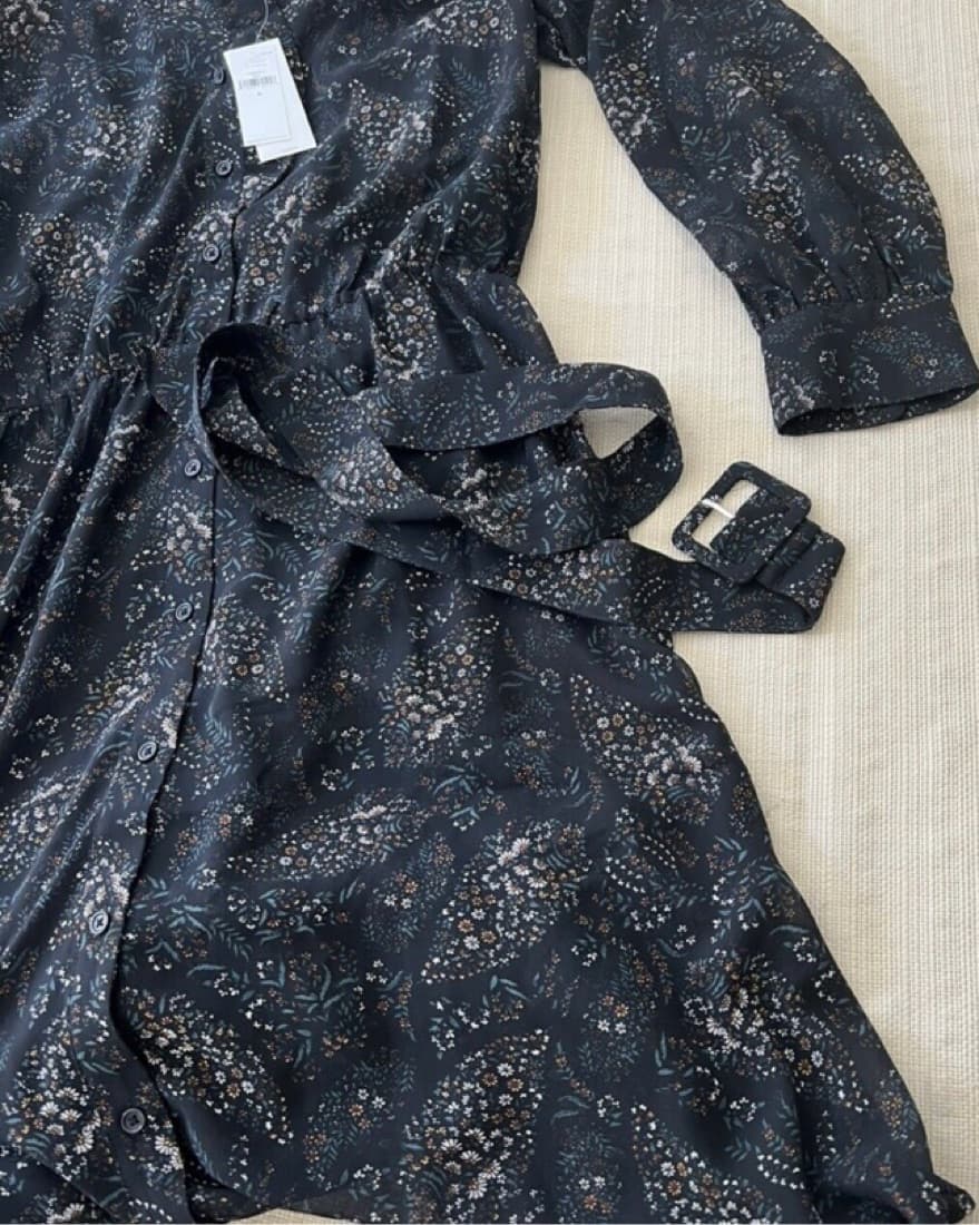 Belted Midi Shirtdress - Image 3