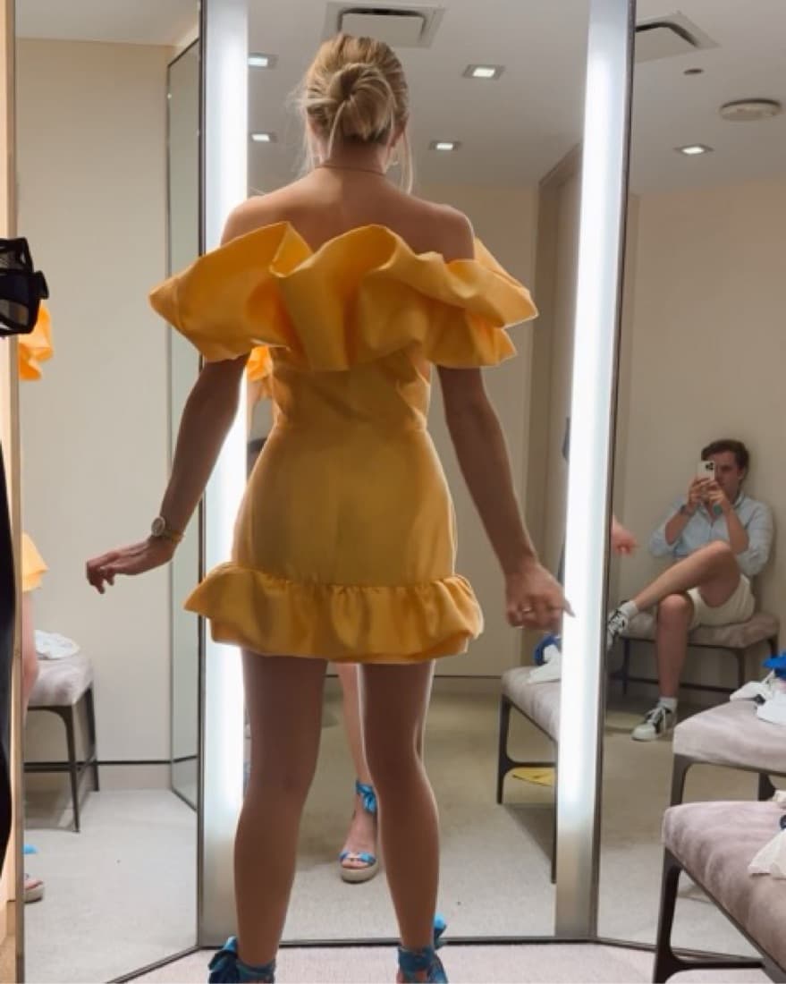 NYFW Yellow Statement Dress | Markarian - Image 2