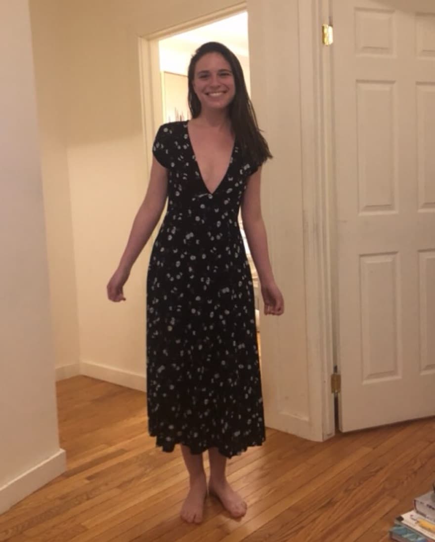 Long Floral Urban Outfitters Dress - Image 1
