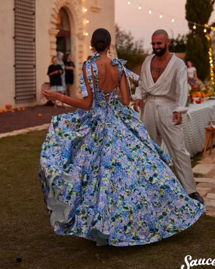 amanda uprichard dresses Strapless Maxi Linda Dress in Ivory Chiffon | S Size:custom size colour_brown White Dress Black Bow Turn heads at any