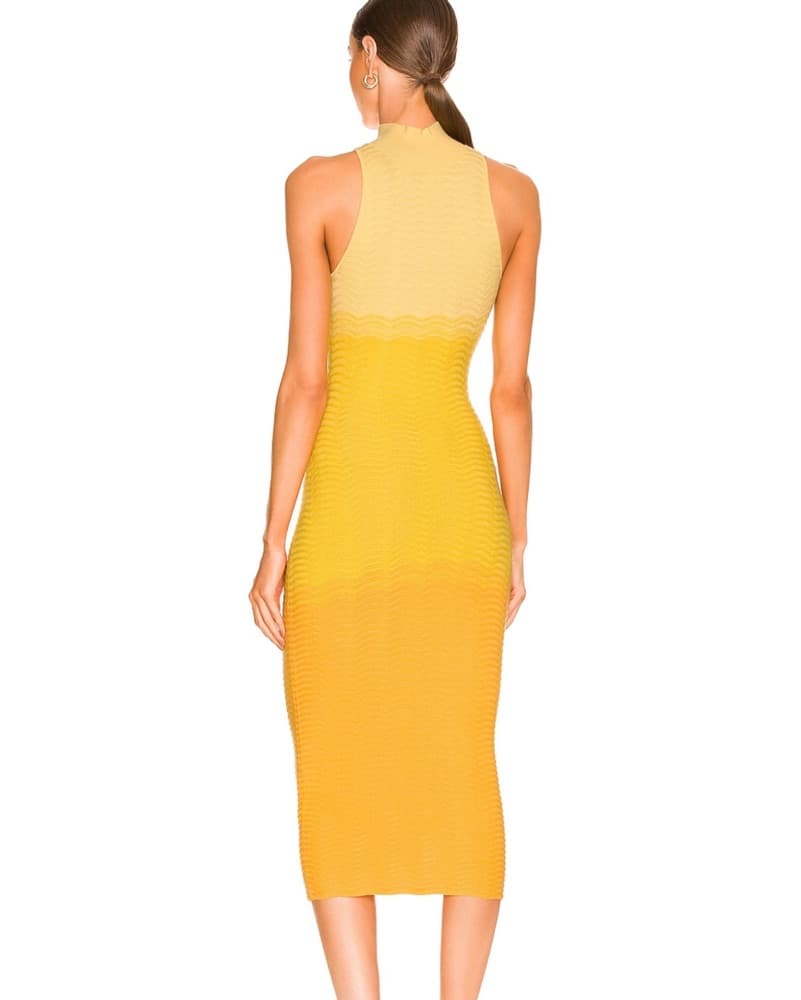 Camila Coelho Yellow Ombre Dress  - Image 2