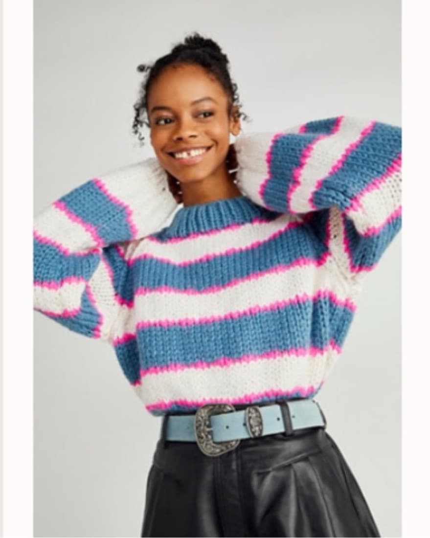 GOGO neon Striped Sweater  - Image 2