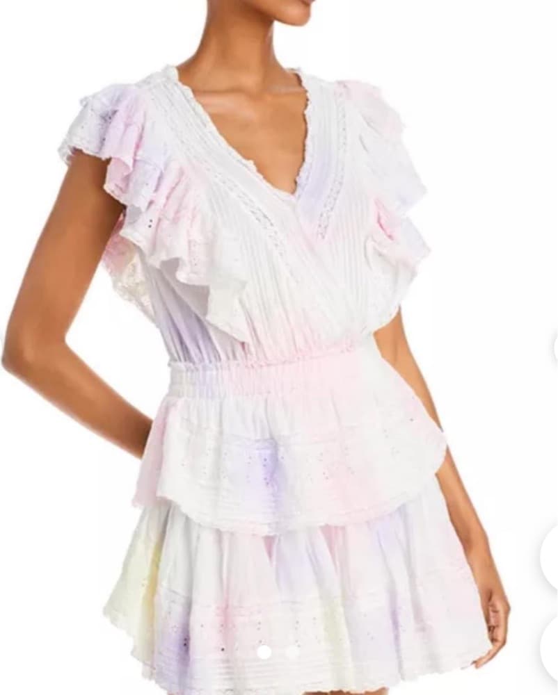 Loveshackfancy Tie Dye Mini Dress  - Image 1