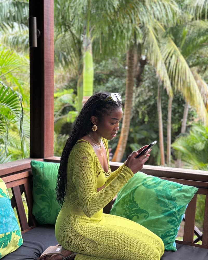 Vibrant Green Knit Set - Image 3