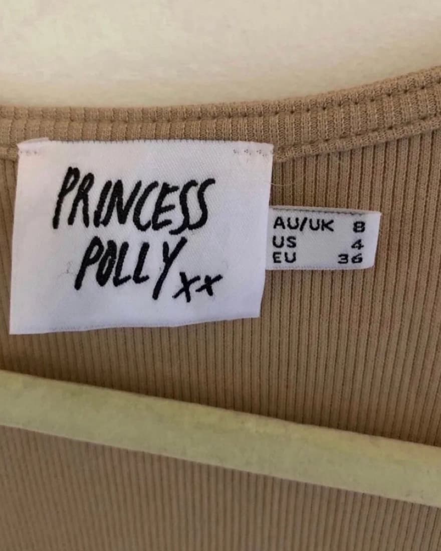 Princess Polly Tan Cinched Dress - Image 3