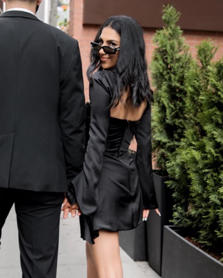 House of CB Satin Dress - Image 2