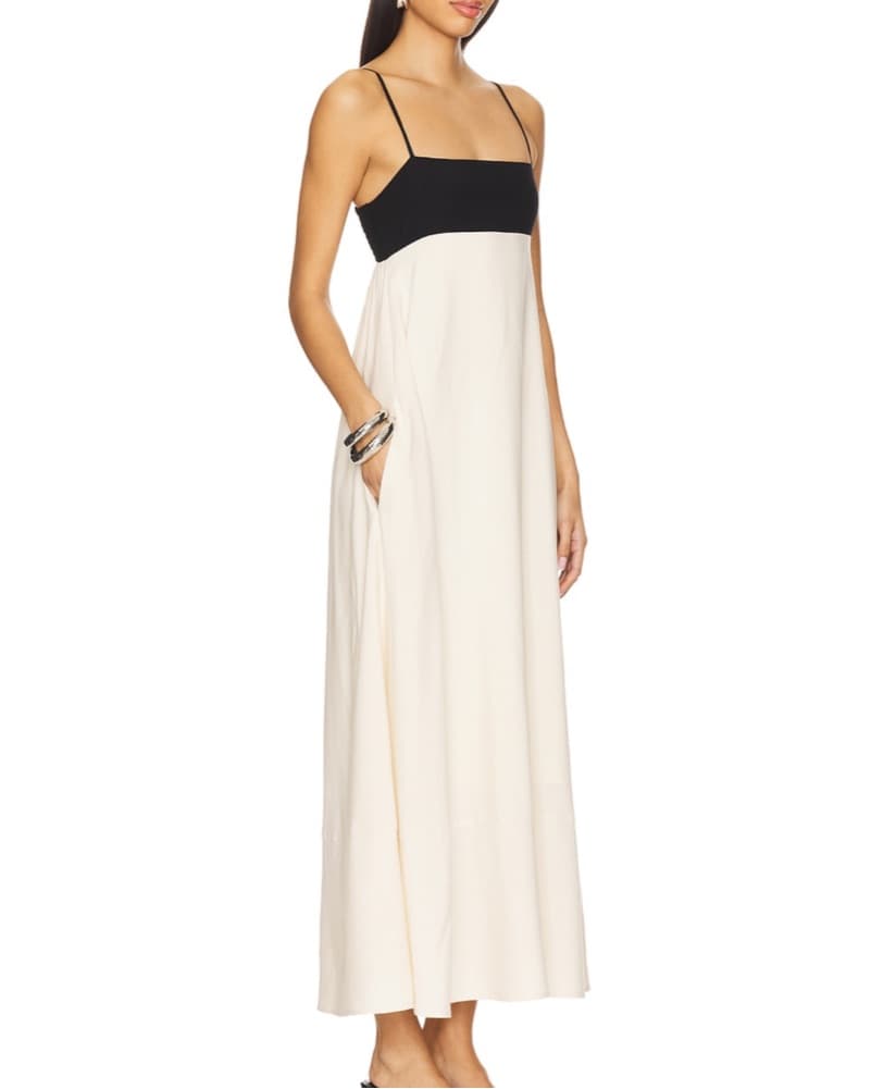 Clove Dress In Ecru - Image 1