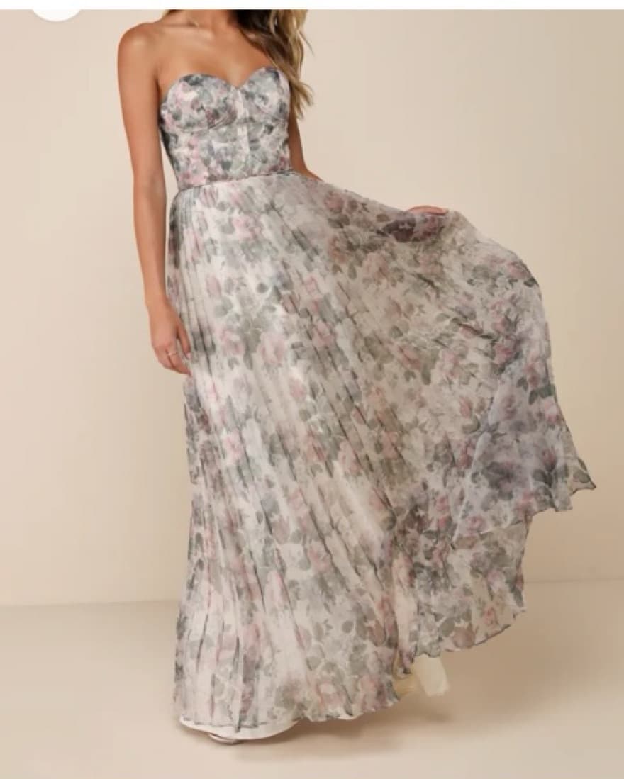 Most Beautiful Day Ivory Multi Floral - Image 2