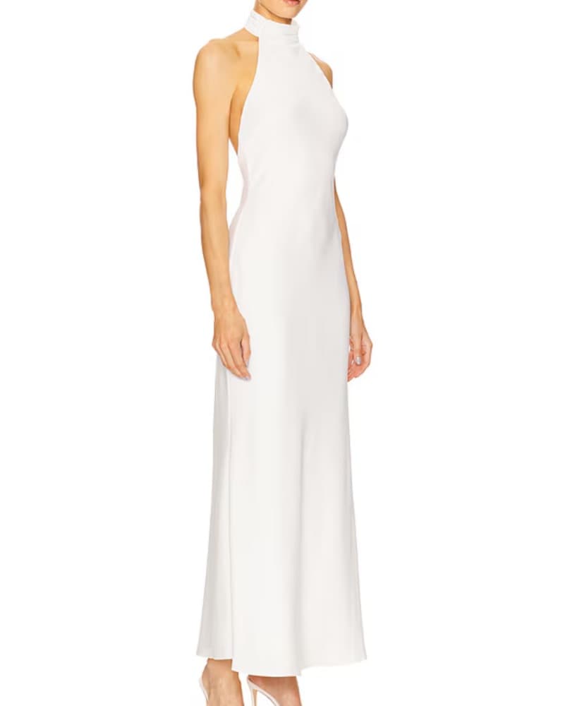 MISHA Evianna satin gown - Image 1