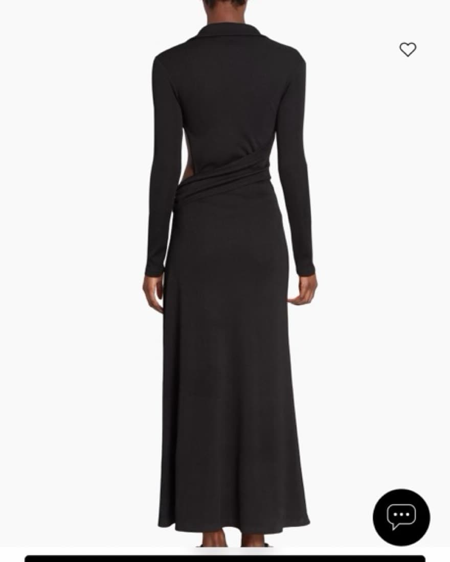 Elegant Black Wrap Maxi Dress - Image 4
