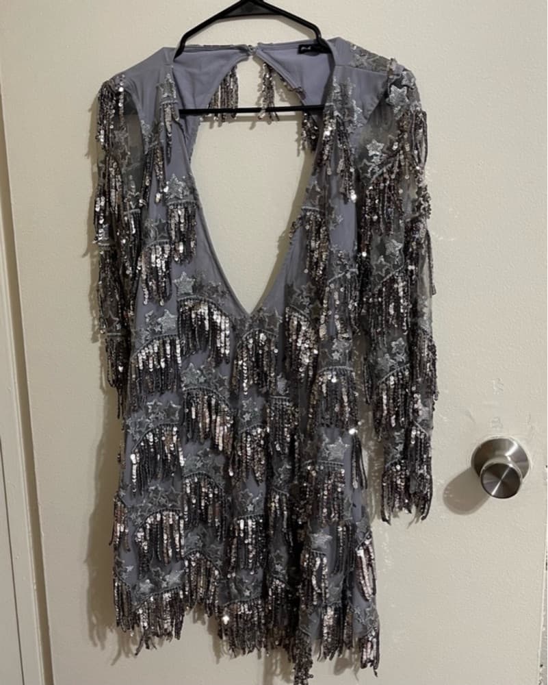 For Love and Lemons Etoile Sequin Dress - Image 5