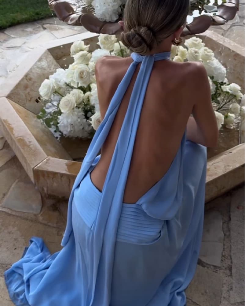 Arakii Deep Back Halter Dress XS🦋 - Image 1