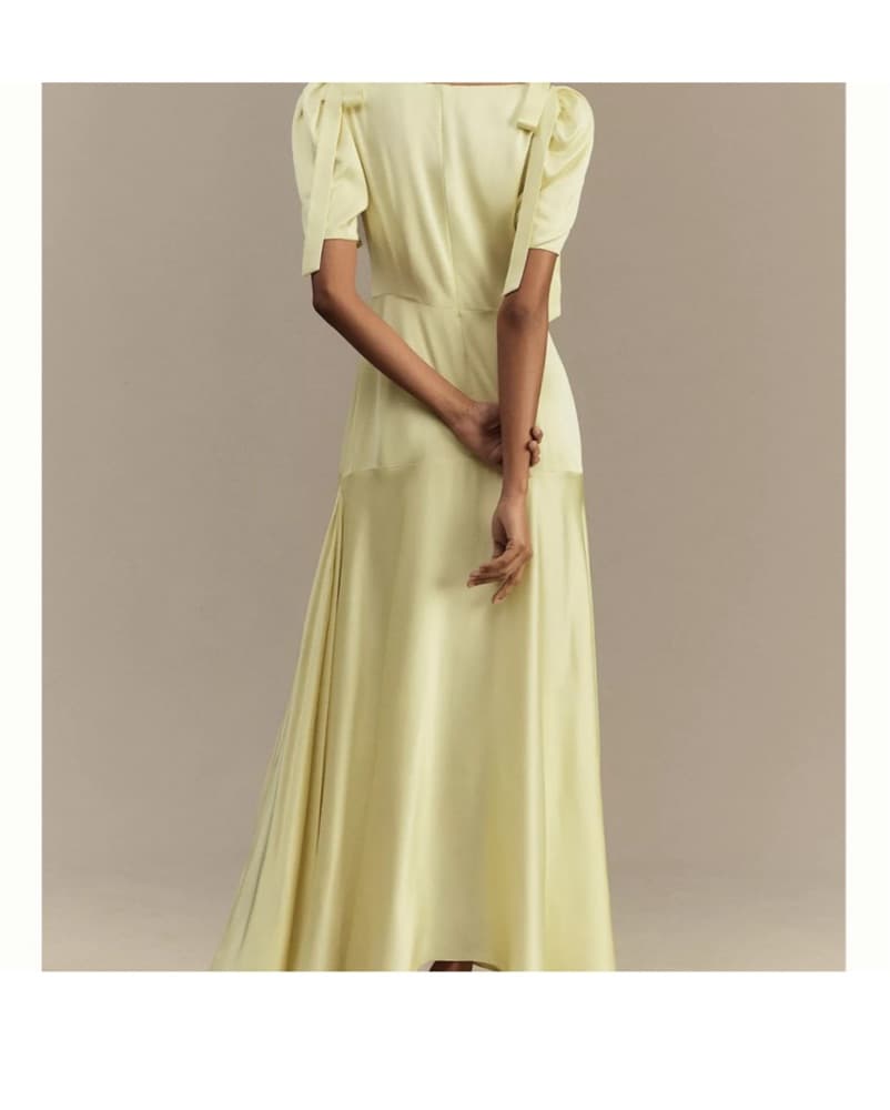 Mare Mare Satin Bow Dress - Image 4