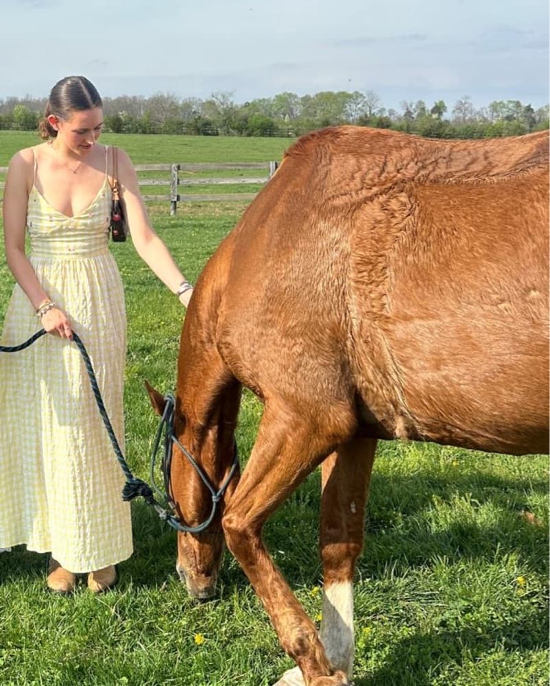 Yellow Gingham Sundress With Beading - Image 1