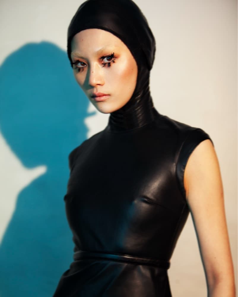 VINTAGE Leather Headpiece – Japanese - Image 2