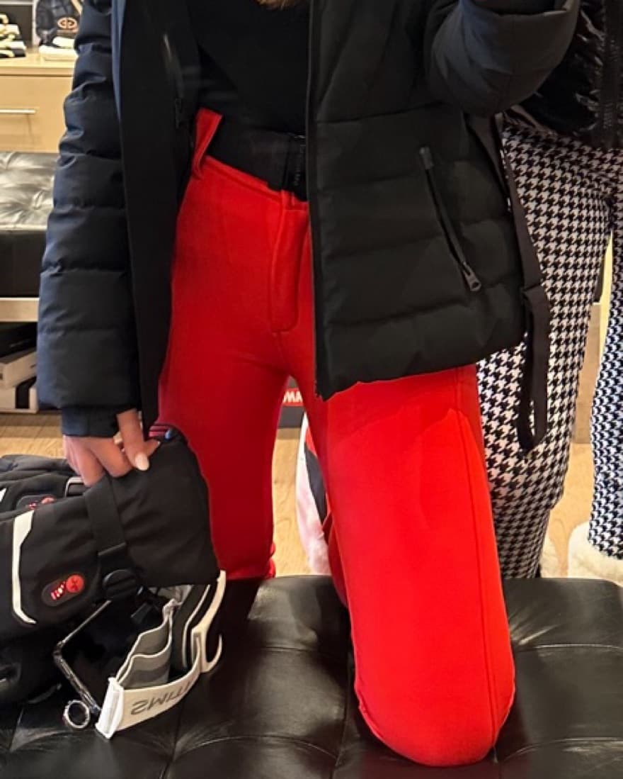 Goldbergh Pippa Ski Pants Red Flame 34 - Image 2