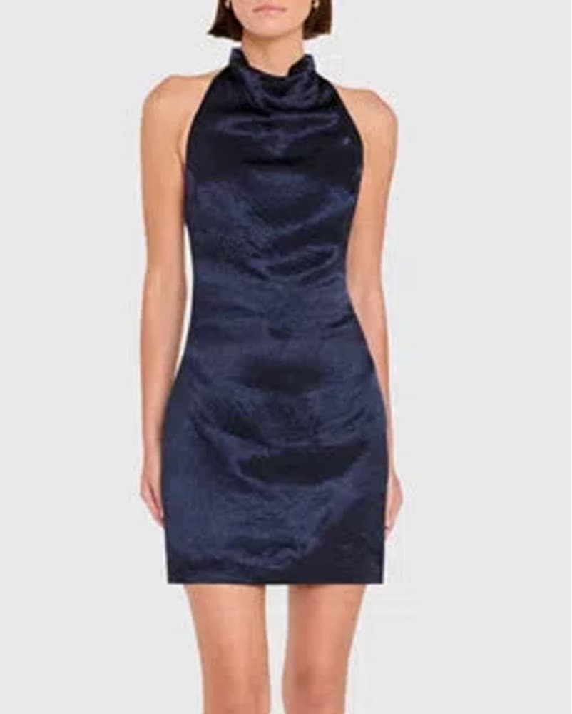 Navy Cocktail Dress - Image 1