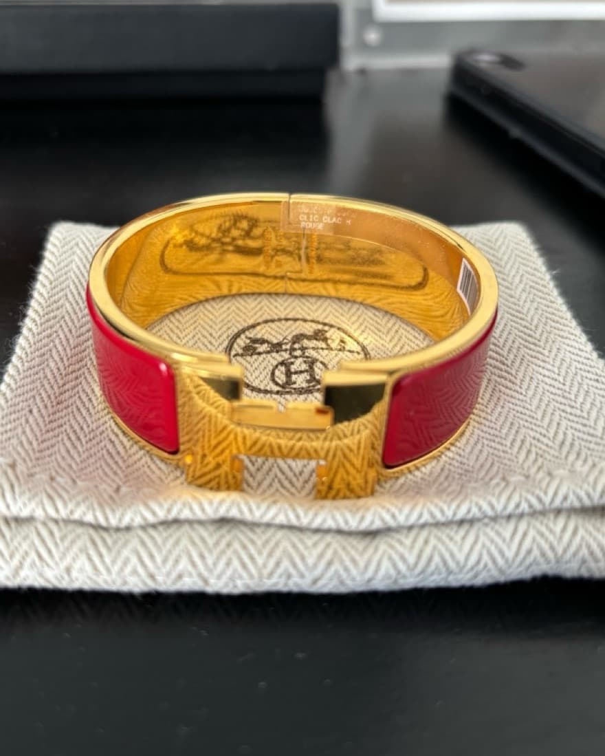 Large Hermes Click-Clack Bracelet  - Image 1