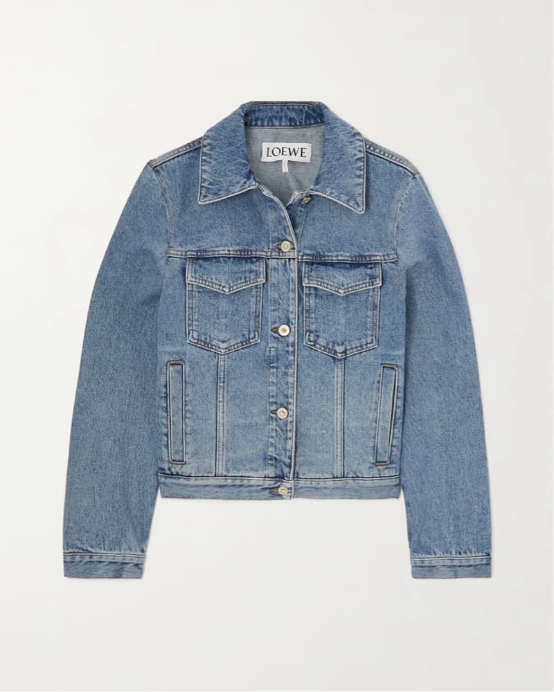 LOEWE | Denim Jacket with Embroidery - Image 1