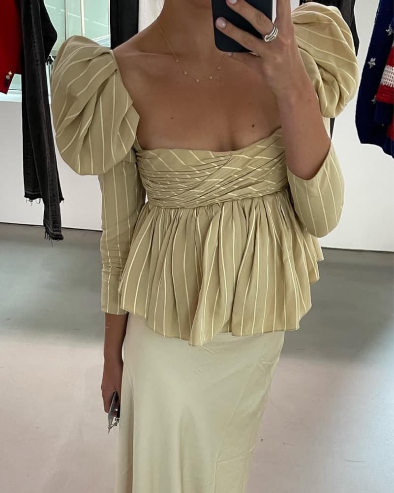 Khaite Peplum Top - Image 1