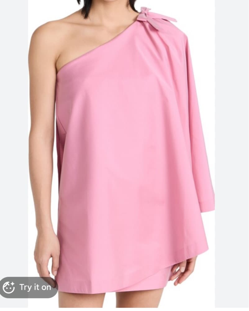 Bernadette One Shoulder Pink Mini - Image 2