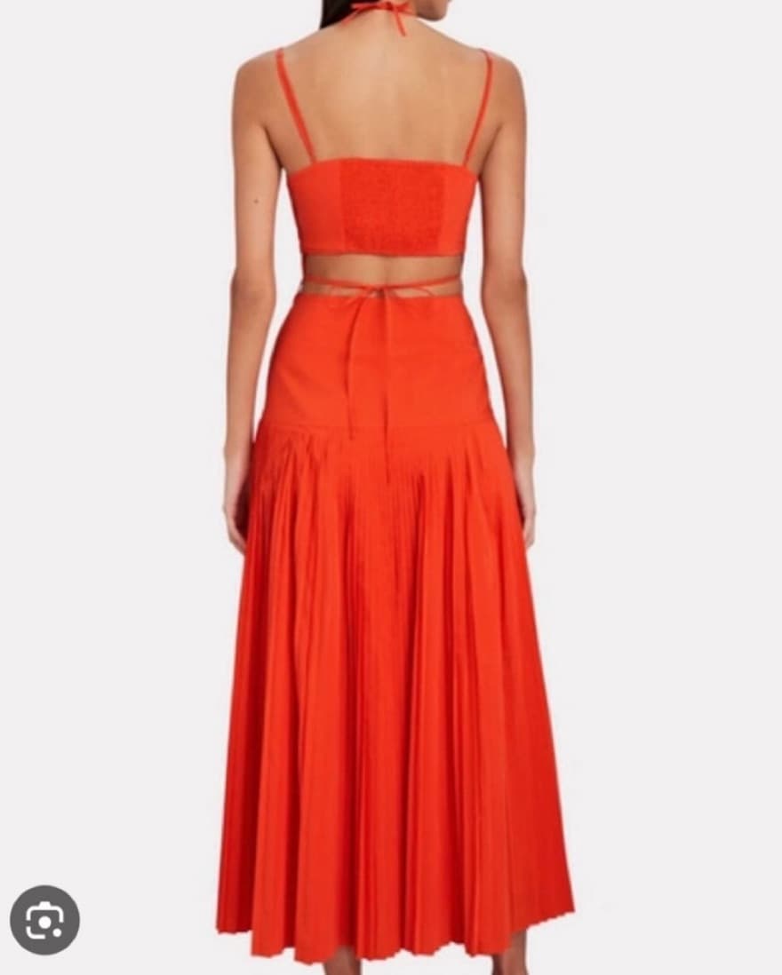 Jonathan Simkhai Rem Pleated Dress - Image 2