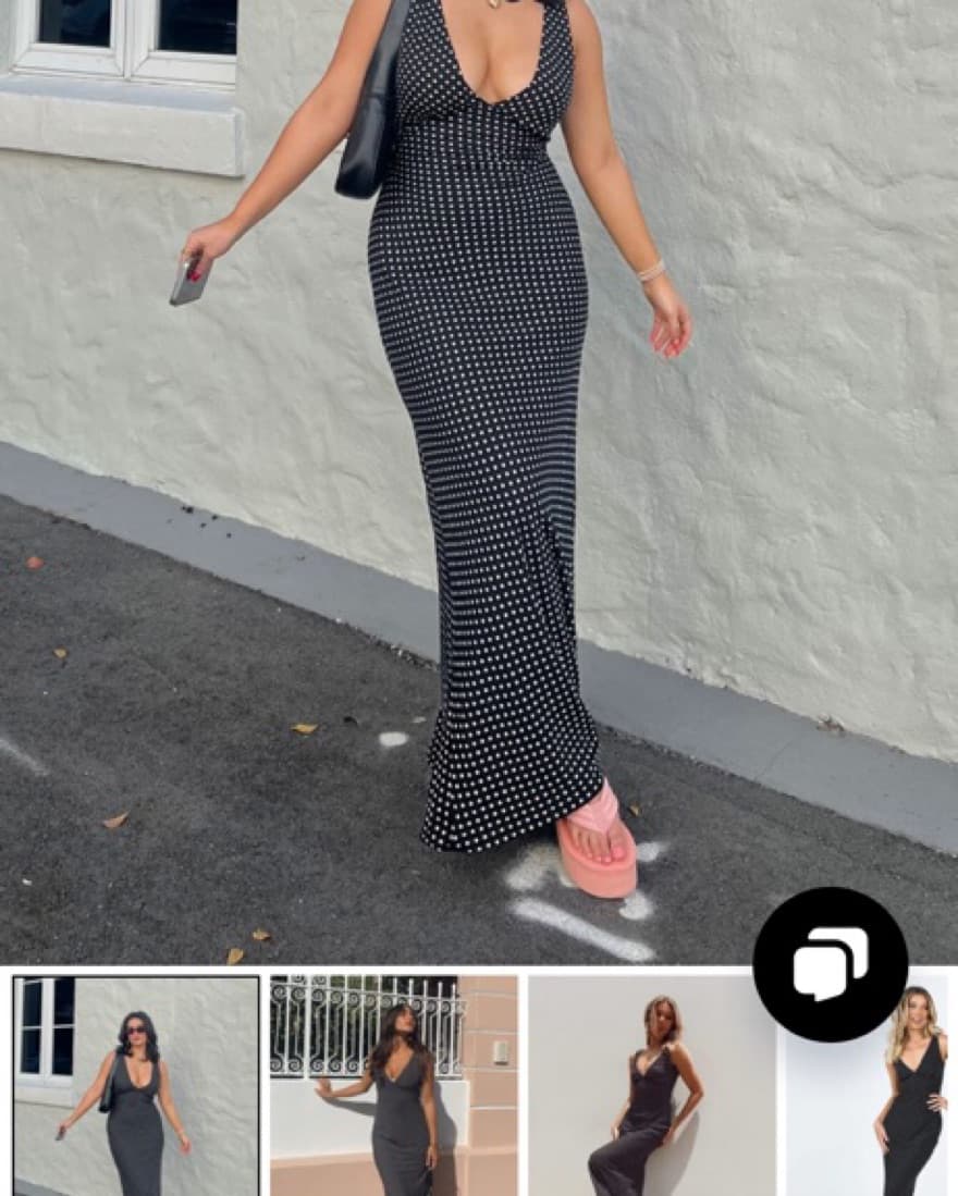 Princess Polly Polka Dot Midi Dress - Image 2