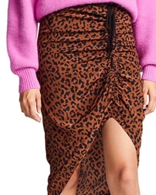 Diane Von Furstenberg Ruched Slit Skirt - Image 2