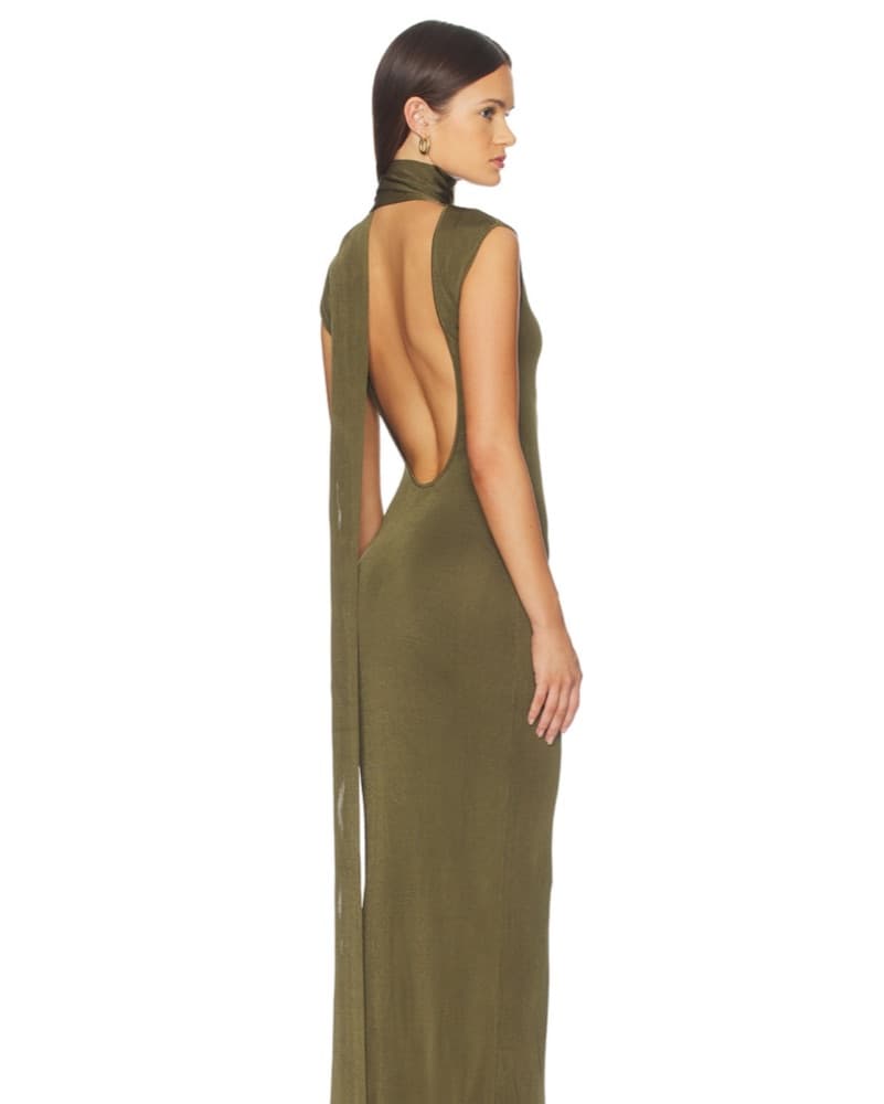 SRG Dianne Scarf Wrap Gown - Image 1