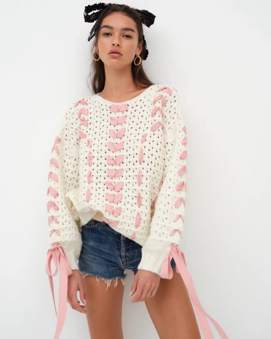 For Love And Lemons Oversized Sweater - Image 2
