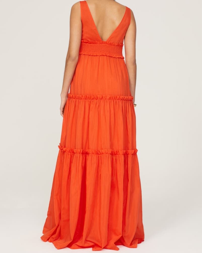Vibrant Ruffled Maxi Dress By Nicholas - Image 4
