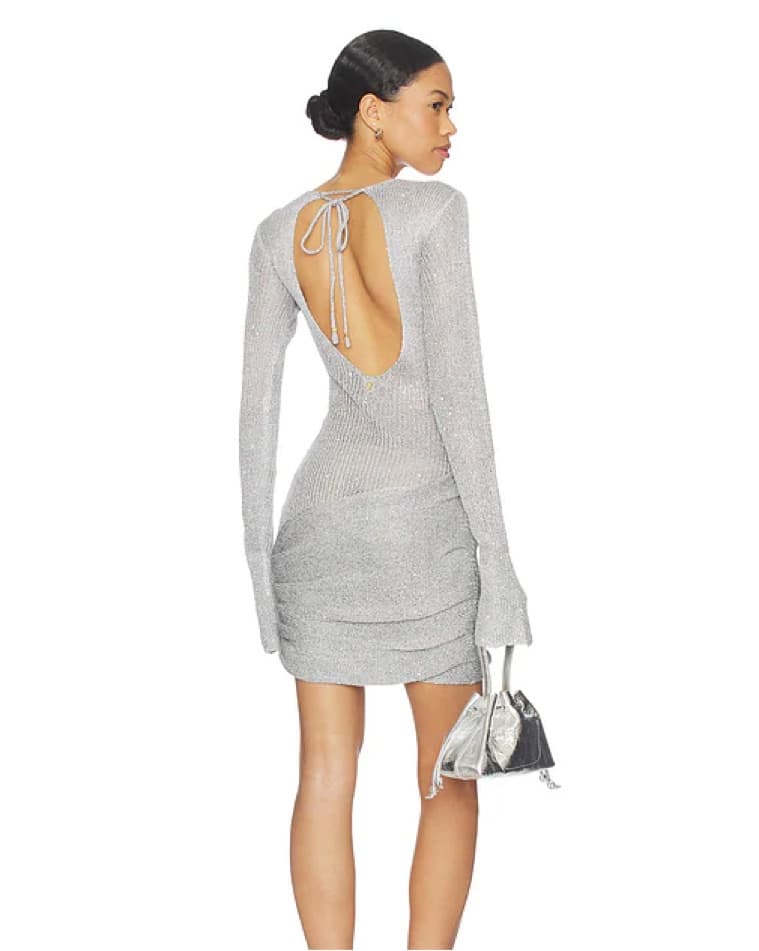 BANANHOT Glitter Sequin Mini Jones Dress - Image 4