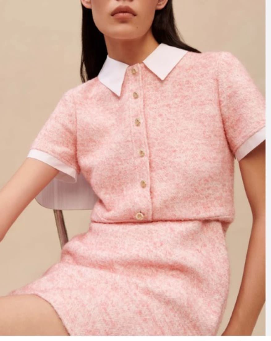 Maje pink Tailored Dress  - Image 4