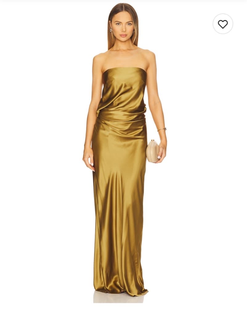 The Sei Draped Strapless Gown - Image 1