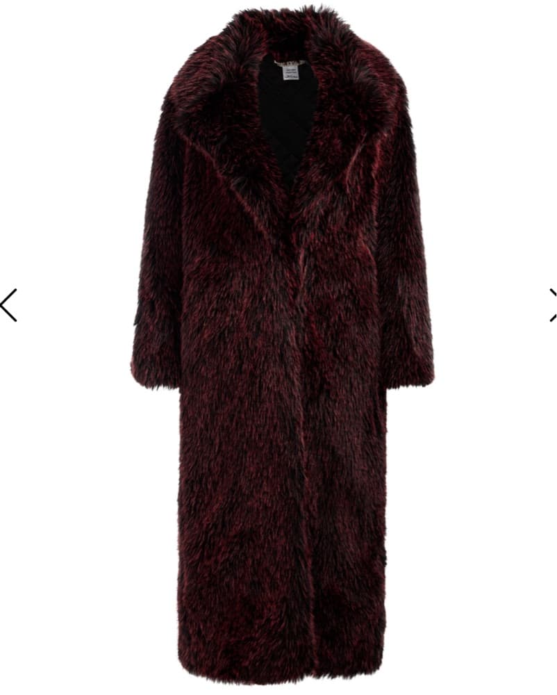 Alice + Olivia Marvin Faux fur maxi Coat - Image 3