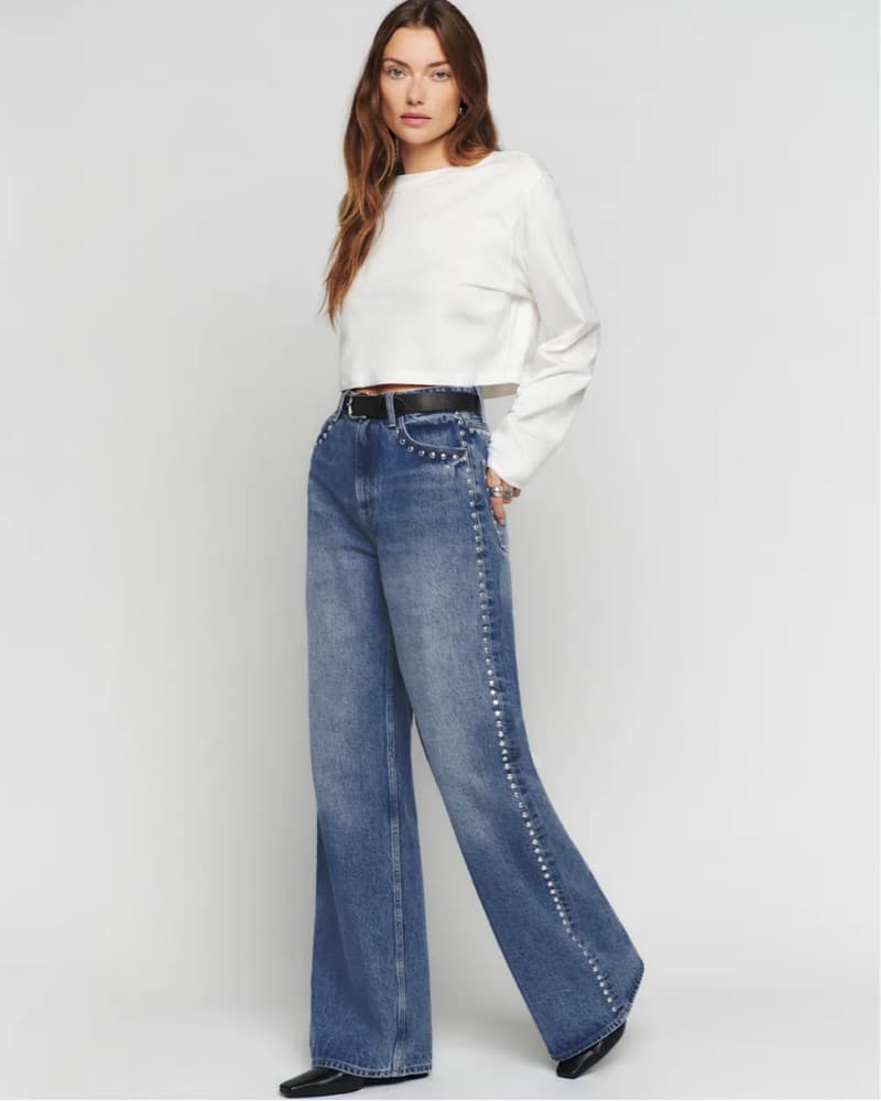 Cary High Rise Slouchy Wide Leg Jeans - Image 1