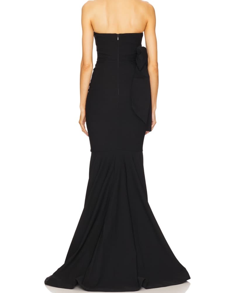 Black Michael Costello Gown  - Image 2