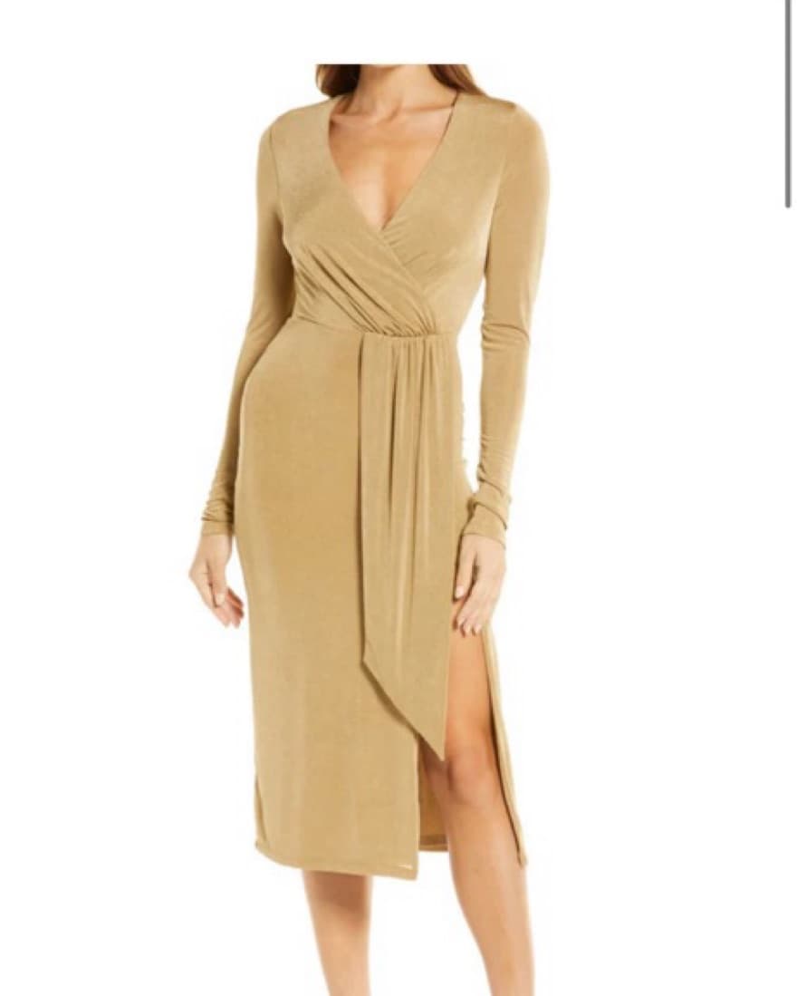 Good American Shimmer Wrap Dress - Image 2