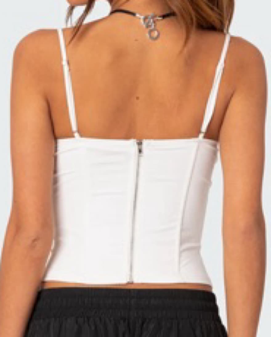 Edikted Juno Corset White - Image 2