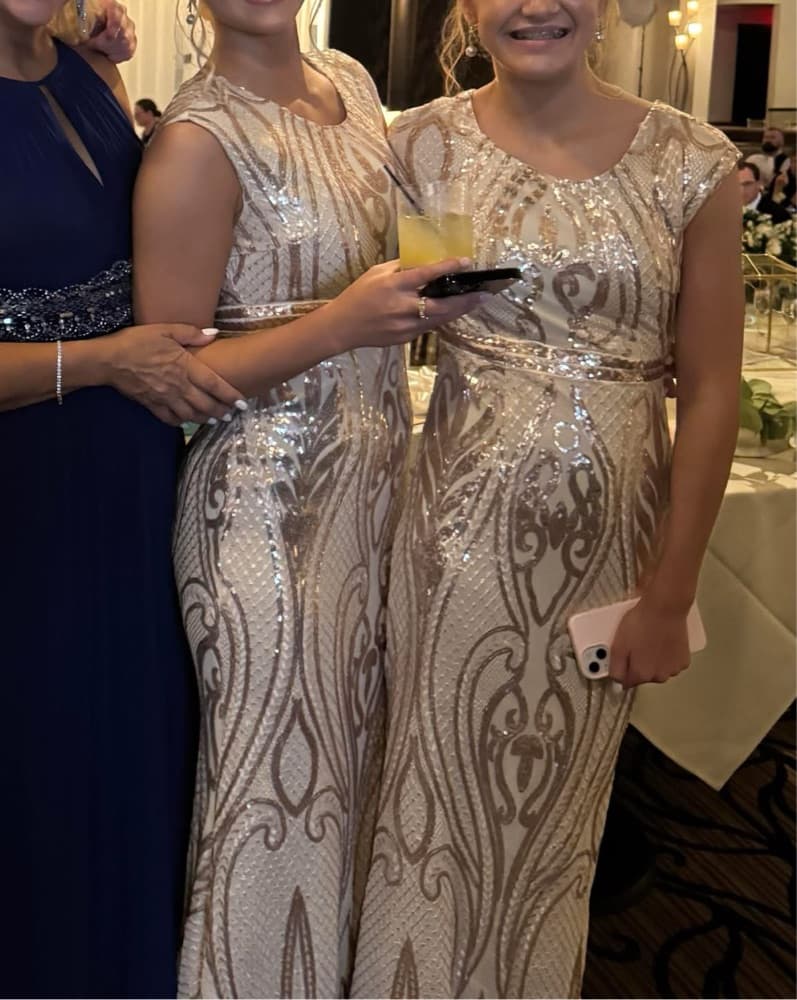 Gold Bridesmaid / Wedding Guest Dress  - Image 3