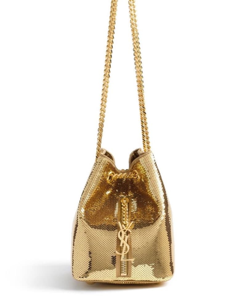 $2,000 YSL Gold Bucket Bag - Image 4