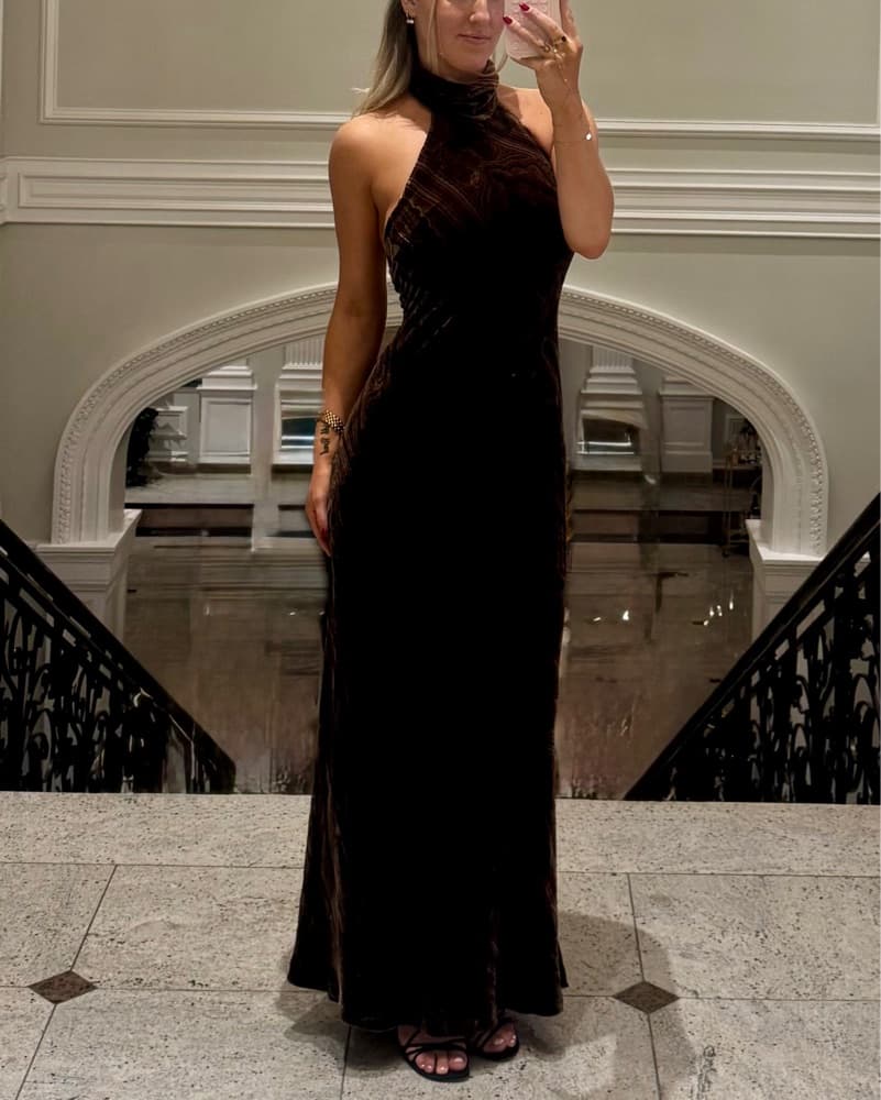 Ralph Lauren Paisley Halter Dress - Image 5